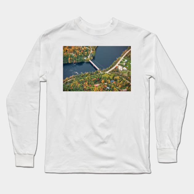 Wakefield Covered Bridge Long Sleeve T-Shirt by Eunice1